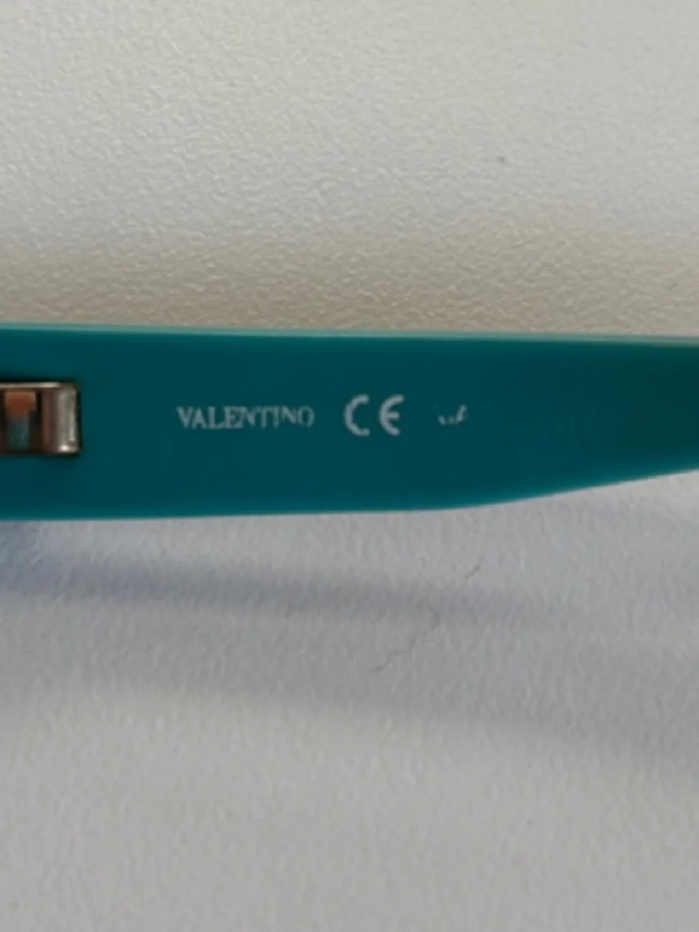 Valentino Black Frame with Teal Temples Women's Glasses
